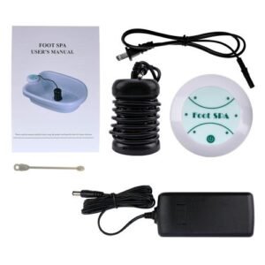 Professional Ion Detox Spa  Foot Spa Basin Foot Massager With Heat Ionic Detox Machine 110-240V Portable Safe Large