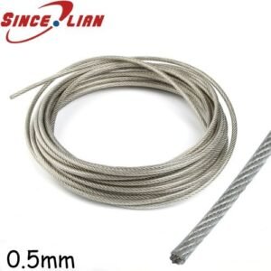 Cable Steel Beading 0.5mm Accessory Jewelry Stainless