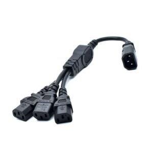 Male 320 Extension To Ways Cable Plug 3 C13 C14 Power IEC
