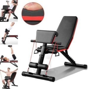 Adjustable Weight Bench Foldable Sit Up Bench 4 In 1 Multi - Position Workout Bench