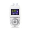 Portable Dual-Channel TENS&EMS Device Pulse Massager Muscle Stimulator Unit 12 Massage Modes 40 Strength Levels Adjustable Timer