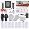 JR309 Russian/English On Electric Stimulator Full Body Relax Muscle Therapy Massager Pulse Acupuncture +16 Pads + Shoes