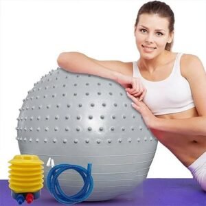 Yoga Ball Workout Fitness Pilates Yoga Body Gym Ball- Silver