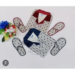 Men Pyjamas/Pajamas/Nightwear With Pam Slippers