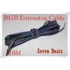 Extension 10M RGB Cable 4 22AWG 4Pin Connector Pins