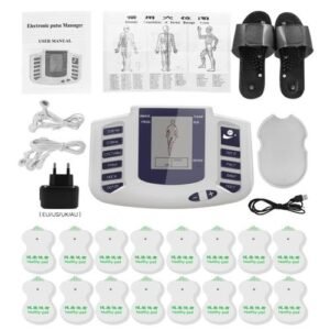 Electrod Pads Electric Digital Acupuncture Body Neck Feet Massage Therapy Slimming Relax Pulse Massager Russian On