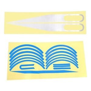Electric Scooter Reflective Stickers Safety Set Warning For Blue White