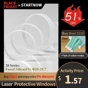 Startnow 1064nm Laser Protective Lens Fused Silica