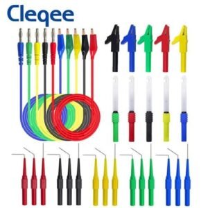 Cleqee P1920b 30pcs Test Leads Back Probe Kit 4mm Banana