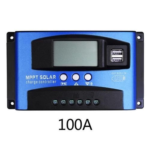 Mppt 30 40 50 60 100a Solar Charge Controller Dual Usb Lcd