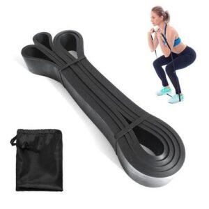 Black Pull Up Resistance Bands Expander Power Workout