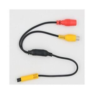 Power DC Video Cord 4-core To Female Head Male AV Lotus