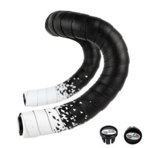 Cycling Handle Wrap Road Bicycle Bike Handlebar Tape Black White