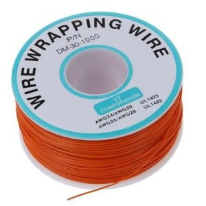 Hot Wire 0.5mm Orange Dia Flexible 30AWG Outside PCB Solder
