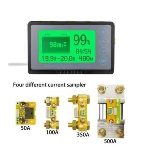 500a 350a 100a 50a Coulomb Meter Lithium Monitor Indicator