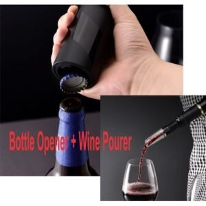 1 Luxury Bottle Opener/Beer Opener + 1 Wine Pourer
