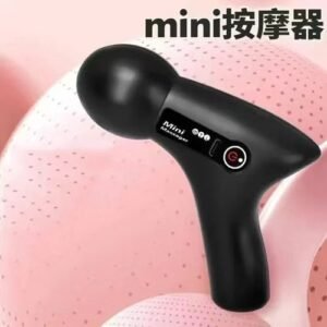 Portable Mini Massage Gun - LCD Screen, 4 Heads, Electric Muscle Massager for Neck & Body