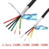 26AWG 4 Shielded 5 6 5meters 22AWG Core Cable 8 7 3 2 24AWG