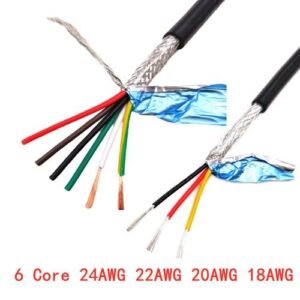 26AWG 4 Shielded 5 6 5meters 22AWG Core Cable 8 7 3 2 24AWG