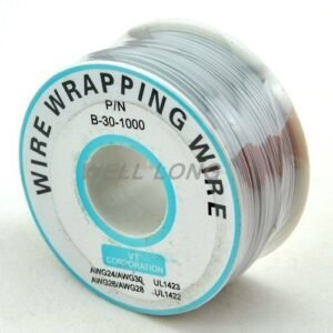 One PVC Wire Solid, Wire, Roll Tinned Copper Wrapping 30AWG