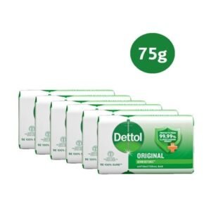 Dettol Antibacterial Bathing Soap - Original 75g - Pack of 6