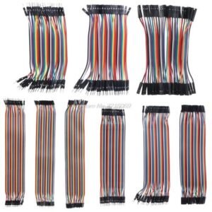 Breadboard F-F Jumper 40Pcs M-F Wire Colorful Cables M-M