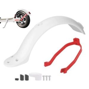 Solid Electric Scooter Rear Mudguard M365Pro Fender Replacement White