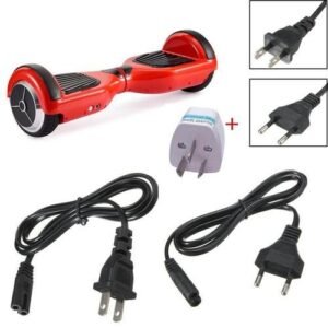 Self Balancing Scooter Smart Hover Board Charger Wire EU Plug Black