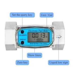 Turbine Flow Meter Digital Oil Fuel Flow Meter Mini Pump