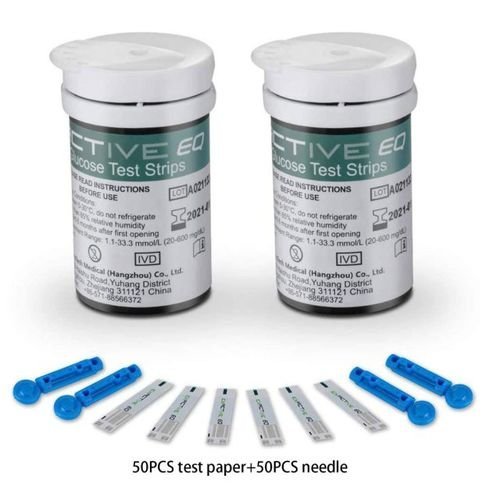 Glucometer Diabetes Tester Blood Sugar Monitor 50 100pcs