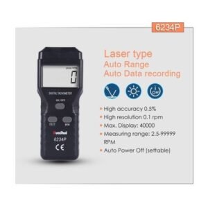 Ruoshui 2 In 1 Digital Laser Tachometer Digital Tachometer