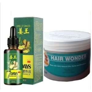 7 Days Ginger Hair Growth Oil With Hair Wonder Cream