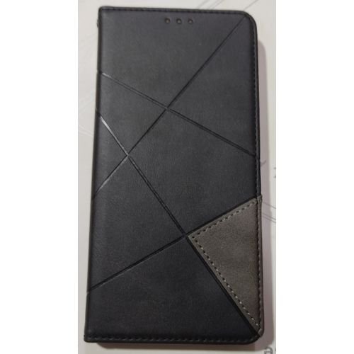 Leather Flip Case For Nokia C22 - Black