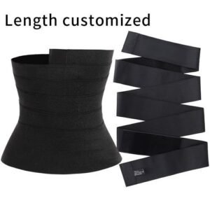 Waist Trainer Tummy Wrap Flat Tummy Waist Trimmer Belt - L