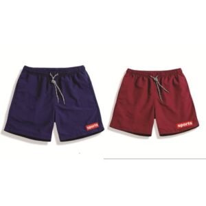 Jones Wears PACK OF TWO(2) URBAN SPORTY SHORT (BLUE,DARK RED)