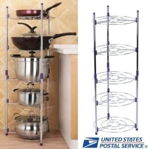 Quality Portable Storage Pot Rack - 5 Tiers