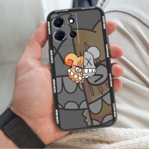 Casing for Infinix Note 30 5G / 4G - Soft Mobile Phone Case Straight Edge Liquid Silicone Smartphone Cover Shell