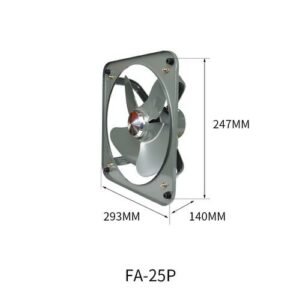 8/10 Inch Powerful Industrial Ventilation Extractor Metal