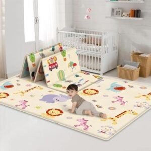 Waterproof Foldable Baby Play Mat - 180*150*0.5cm-Multi