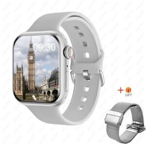 GPS Watch 9 Smart Watch Women Blood Glucose Body Temperature BT Call NFC AOD Fitness Men Series 8 Smartwatch For Apple Android