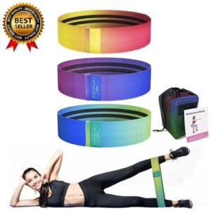 3PCS Elastic Training Band Legs Booty Exercise Bands / Yoga Fitness Resistance Band