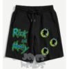 Jones Wears Rick And Morty Trendy Summer Short