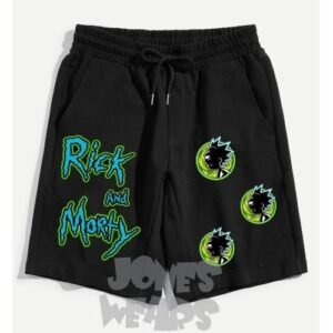 Jones Wears Rick And Morty Trendy Summer Short