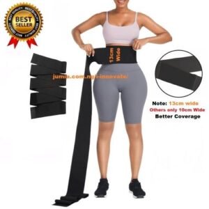 Waist Trainer Tummy Wrap Belt Flat Tummy Waist Trimmer Belt Waist Wrap Tommy Slimming Belt