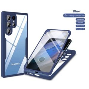 Samsung For Samsung Galaxy S22 Ultra Case,Soft TPU Built-in Screen Protector Full Body Protection Case