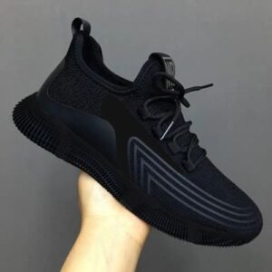 Men'S Simple Easy Men's Casual Sneakers Shoes - Sport Easy Wear Simple Canvas - Black