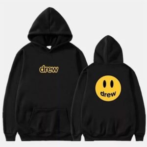 Jones Wears Drew Printed Hoodie (BLACK)