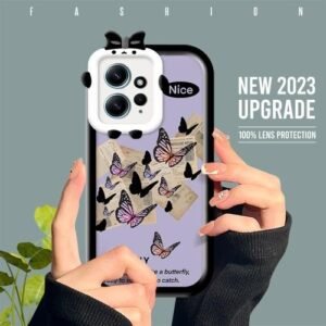 Xiaomi Redmi Note 12 4G Case Butterfly Soft Phone Back Cover