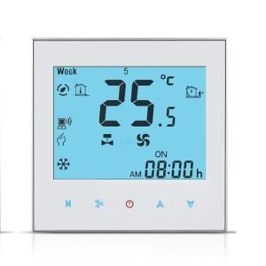 EU 24V Dual R RS485/WIFI THERMOSTAT 2-Tube Fan Coil With