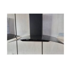 Phiima 90cm Range Hood Pipeless Kitchen Extractor Tempered Glass